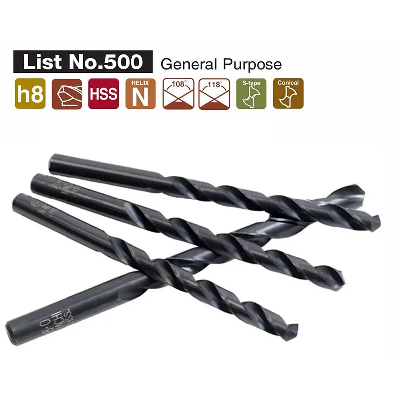 Mũi Khoan Sắt Nachi 1.9mm List 500 3 SD 17.5 Nachi L500