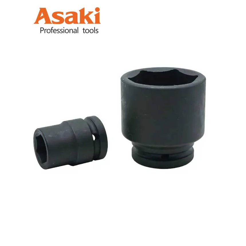 Đầu Tuýp Đen 1/2 inch 6 Cạnh Asaki 4 1 Dau tuyp den 6 canh asaki