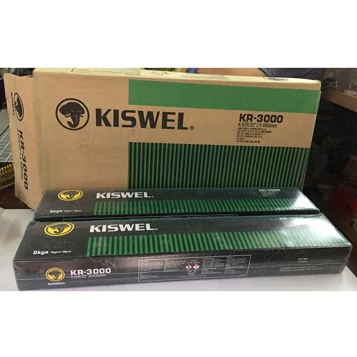 Que Hàn Sắt Kiswel KR3000 E6013 5 1 Que han Kiswel KR 3000