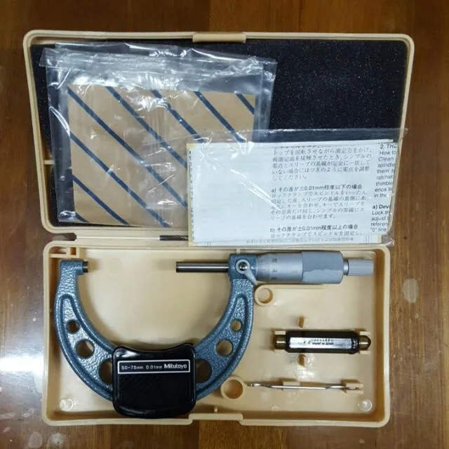 Panme Đo Ngoài Mitutoyo 103-139-10 6 2 Panme Mitutoyo 103 139 10