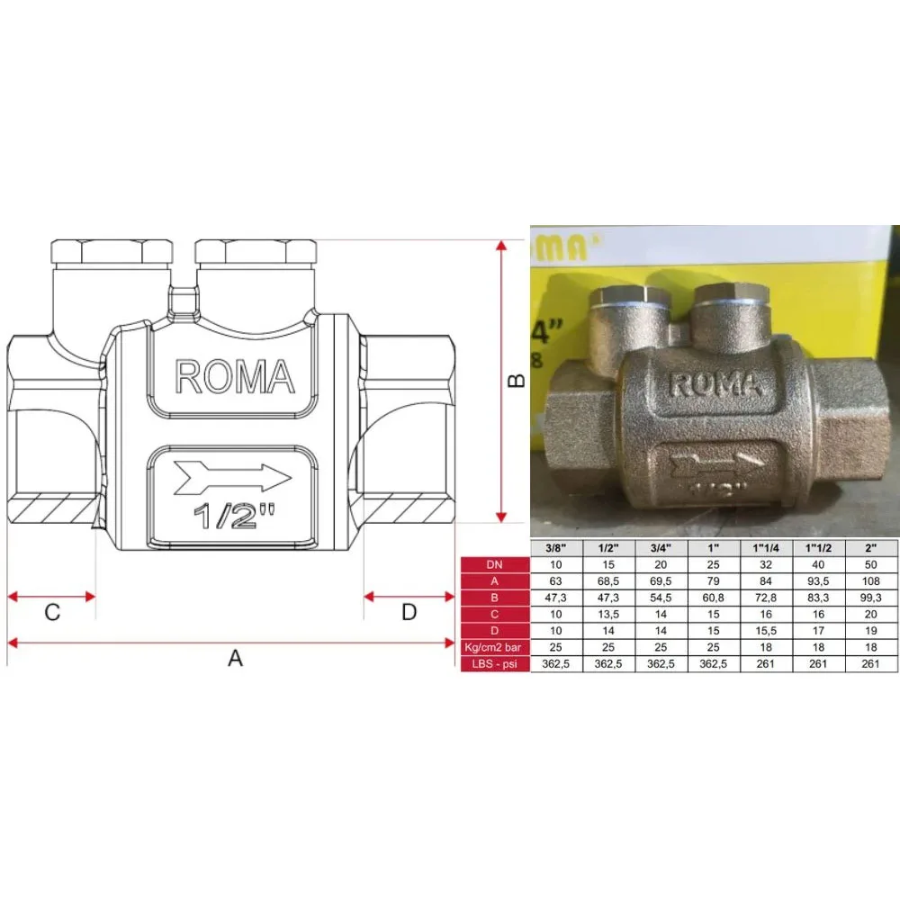 Van Một Chiều Itap.104 7 2 Swing check valve ITAP.104
