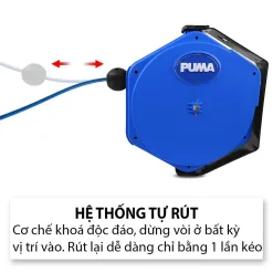 Cuộn Dây Hơi Tự Rút Puma PM10-20LA 9 3 Cuon day hoi tu rut puma