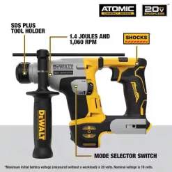 3 Dewalt DCH172