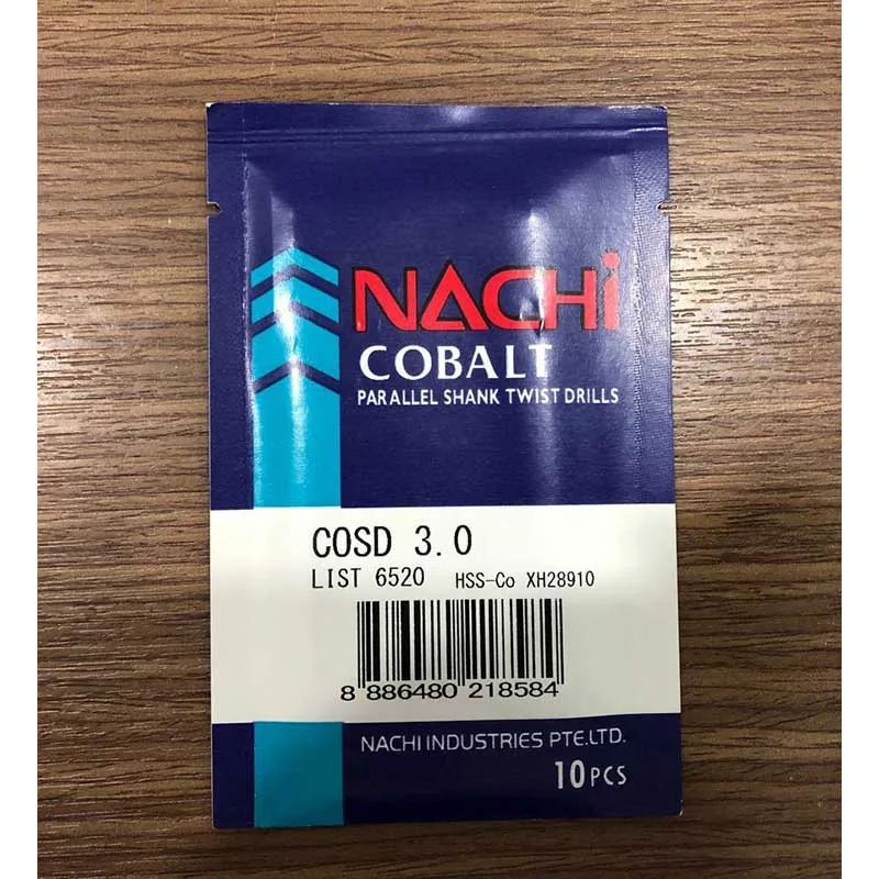 Mũi Khoan Inox 1.7mm Nachi List 6520 10 3 Nachi L6520 mui khoan