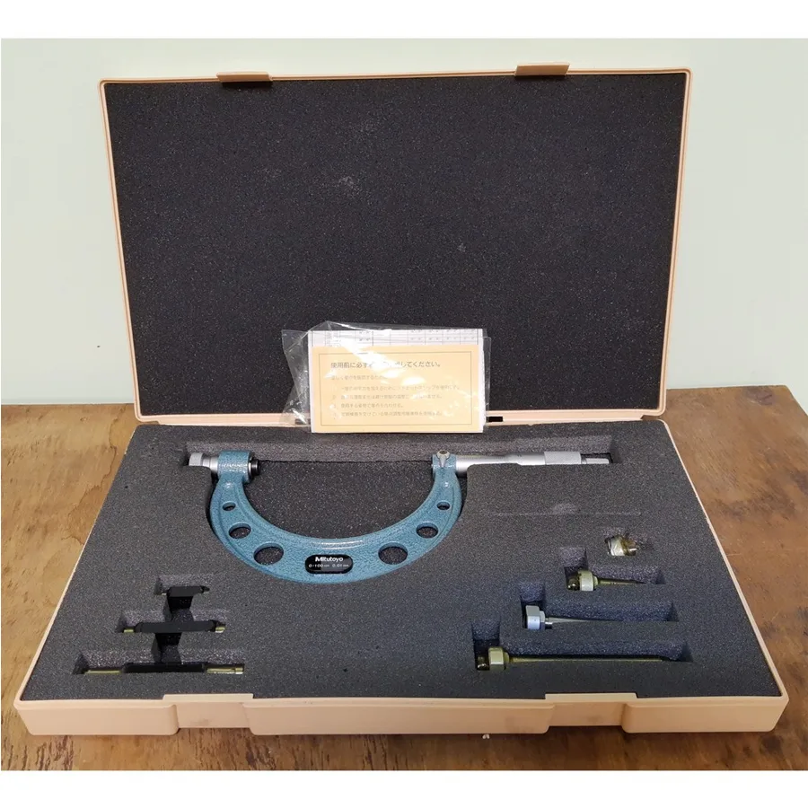 Panme Đo Ngoài Mitutoyo 104-139A 8 3 Panme Mitutoyo 104 139A