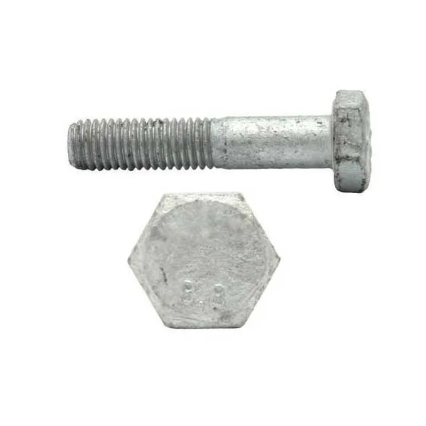 Bulong 8.8 Nhúng Nóng Ren Lửng M12x1.75 7 High Strength Steel DIN931 Hot Dip Galvani