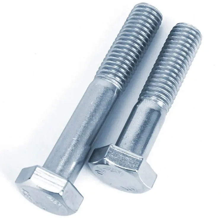 Bulong Thép Mạ Kẽm 4.8 DIN 931 M20x2.5 4 M14 Hexagon Bolt DIN 931 Grade 10