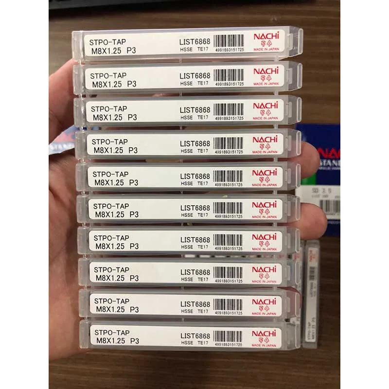 Taro Nachi Ren Thẳng M8x1.25 List 6868 9 Mui Nachi STPO M8x1.25 L6868