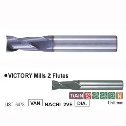 Phay Tinh Victory Nachi List 6478 2me 15mm 13 Mui phay Nachi List 6478 2VE