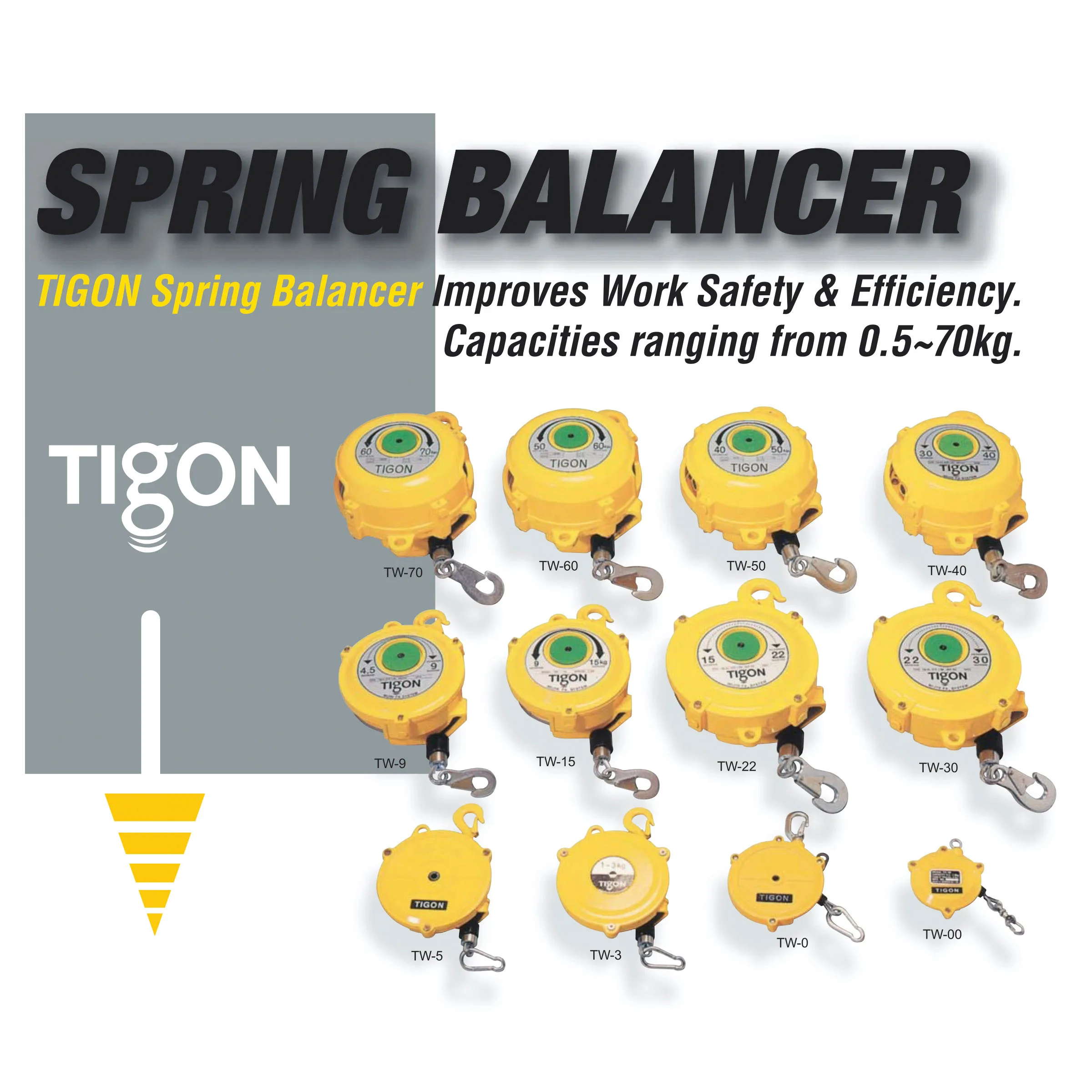 Pa Lăng Cân Bằng Tigon TW-120 8 Nitto Kohki Tigon Spring Balancer