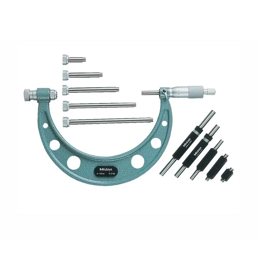 Panme Đo Ngoài Mitutoyo 104-161A 3 Panme Mitutoyo 104 161A