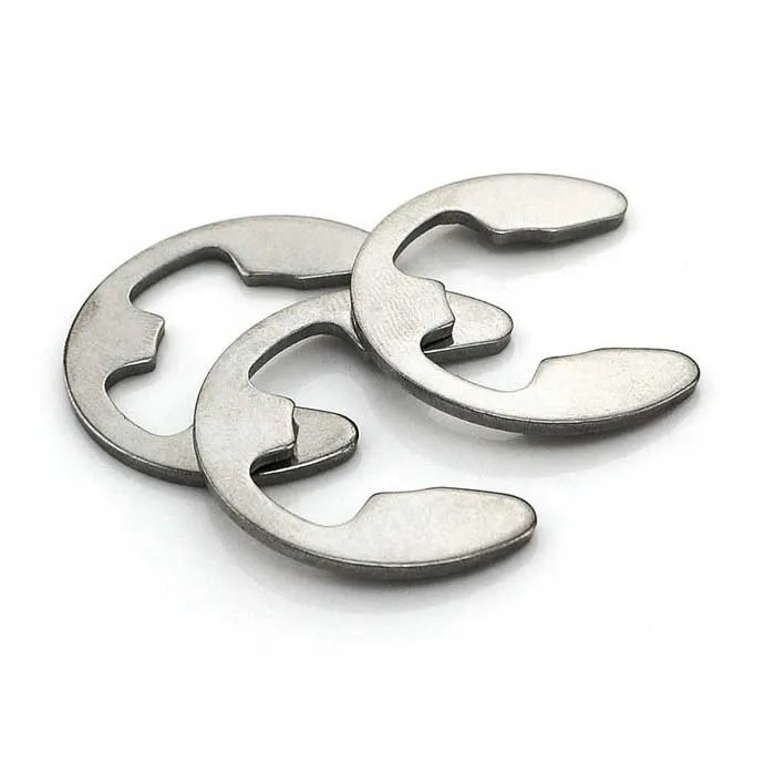 Phe Gài Trục Chữ E Inox DIN 6799 D8 3 Phe chu e inox 420