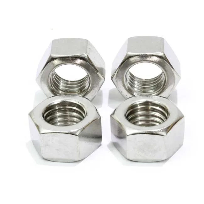 Tán Inox 201 DIN 934 M8x1.25 2 Stainless steel Hex Nuts SUS201