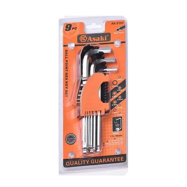 Bộ Lục Giác Bi 9 Cây Asaki AK-0193 3 asaki 0193