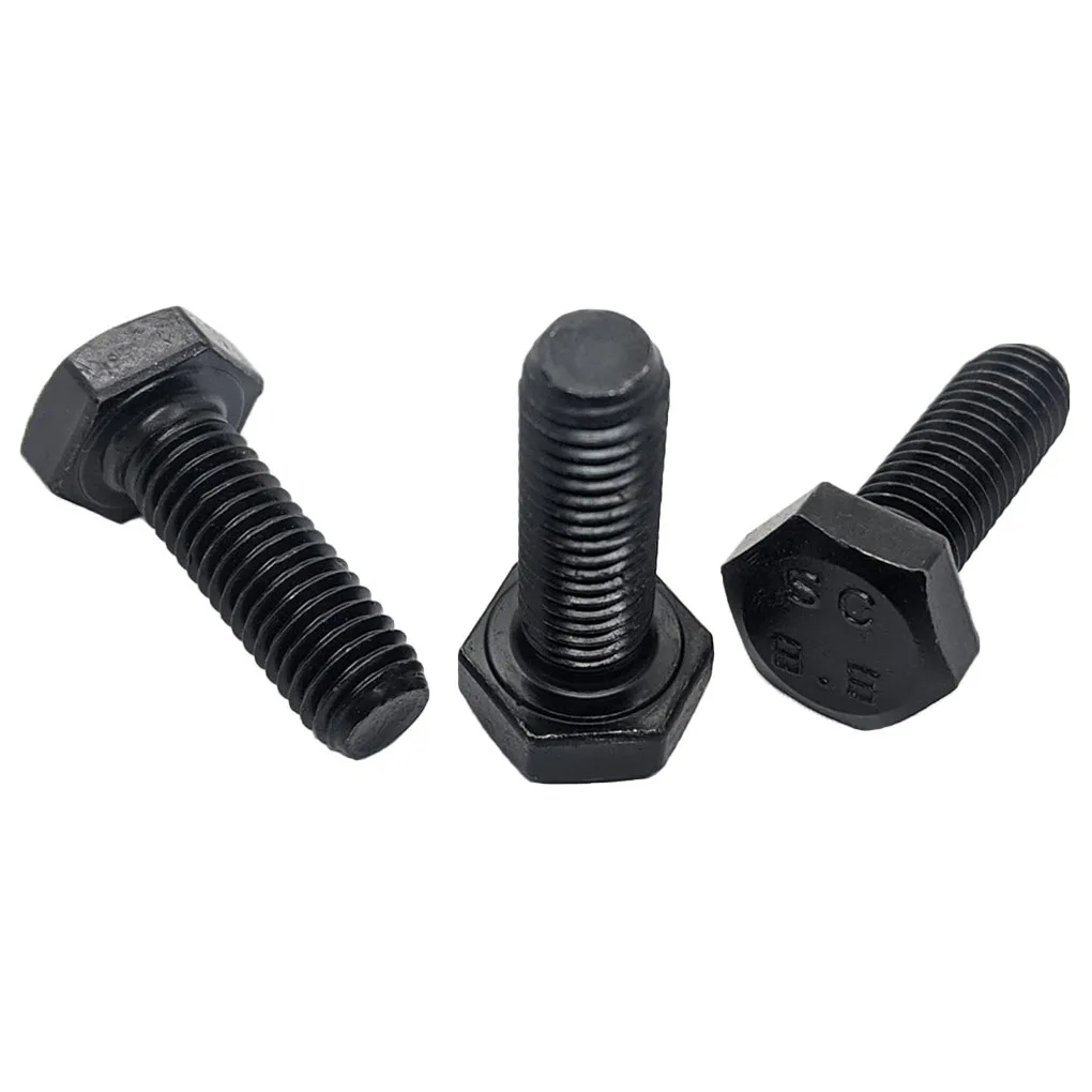Bulong Lục Giác Thép Đen 8.8 DIN 933 M4x0.7 6 bu long dau luc giac thep den 8.8 M