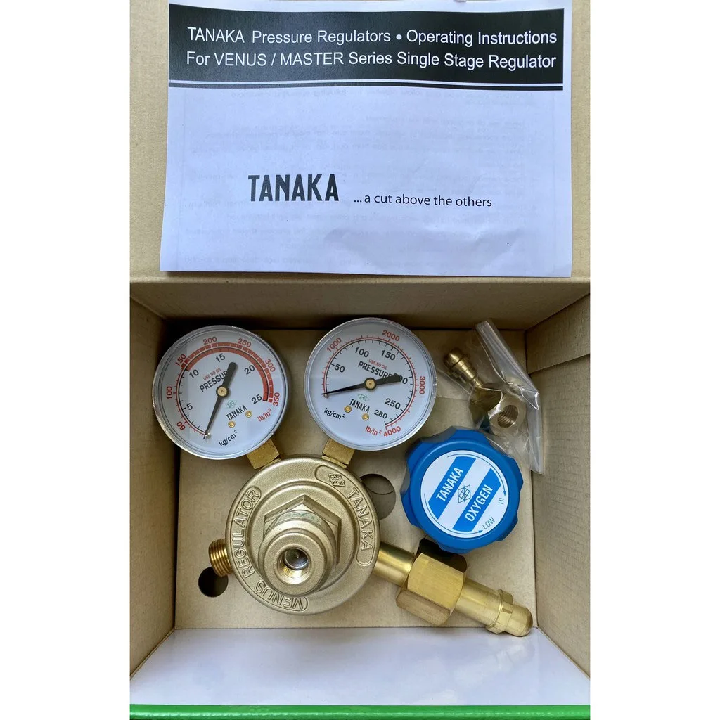 Đồng Hồ Oxy Tanaka Venus O2 CGA-540L 5 dong ho Tanaka CGA 540L