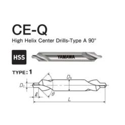 Mũi Khoan Tâm Yamawa CE-Q 3x90x7.7 13 khoan tam yamawa ce q 90 do