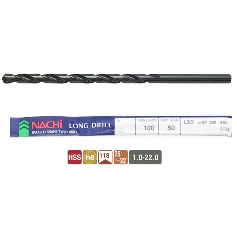 Mũi Khoan Dài Nachi 6.5mm List 550 3 mui khoan sat dai 57x200mm nachi list 550