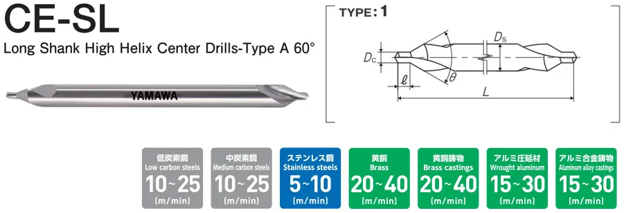 Mũi Khoan Tâm Yamawa CE-SL L-100 1.5x60x5 12 mui khoan tam yamawa ce sl tech