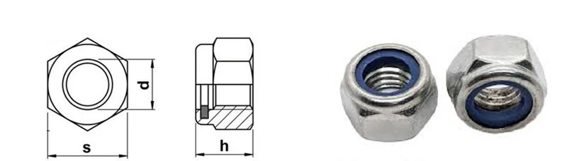 Tán Keo Thép 8.8 DIN 985 M14x2.0 4 tan keo thep ma kem tech
