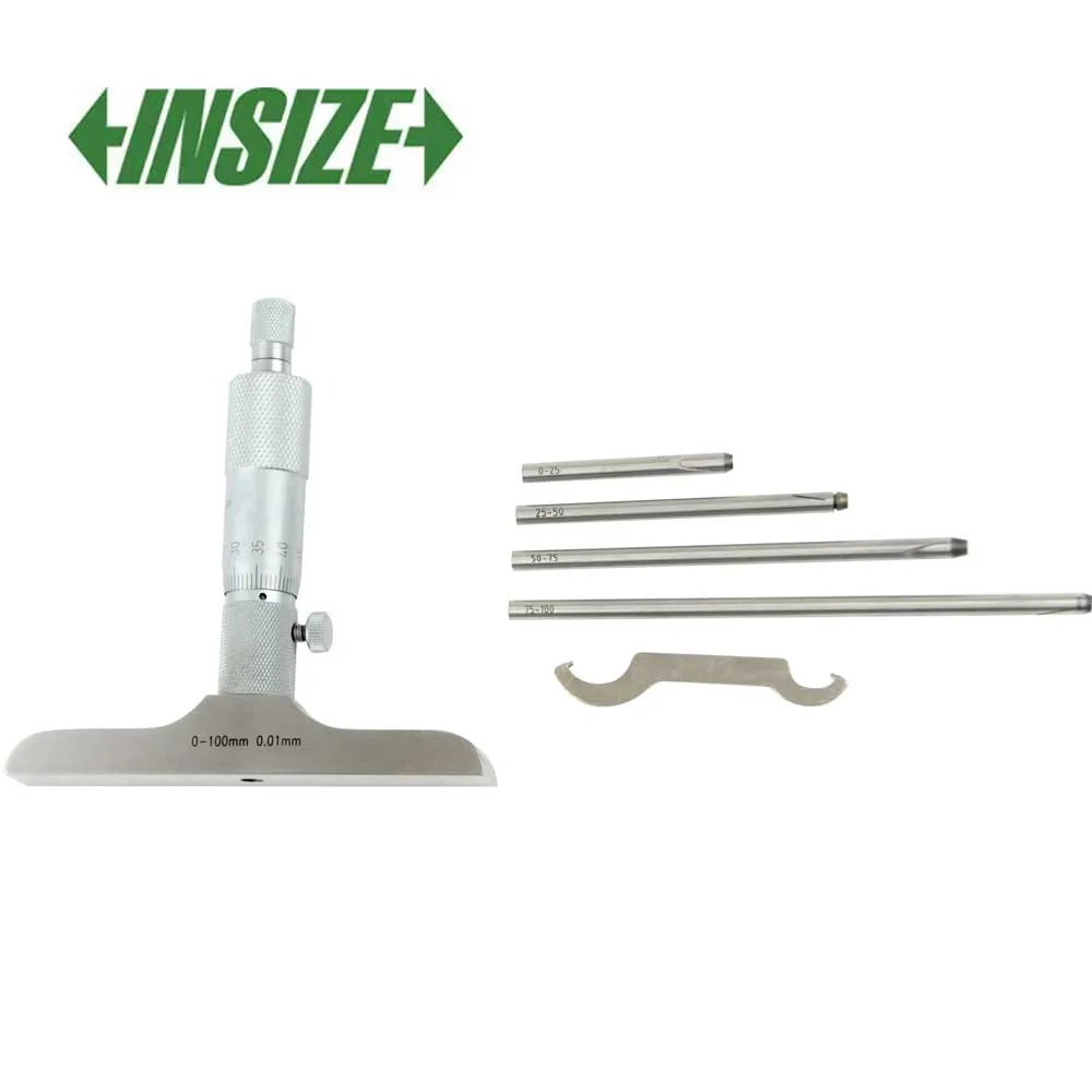Panme Đo Sâu Cơ Khí Insize 3240-100 4 1 Insize 3240 100