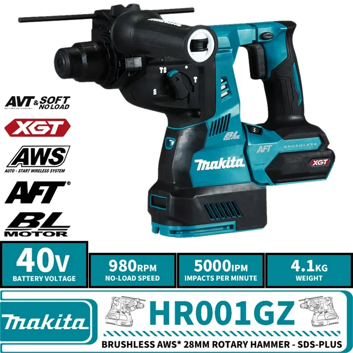Máy Đục Bê Tông Dùng Pin Makita HR001G 4 1 Makita HR001G