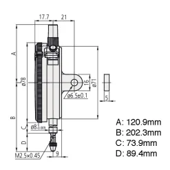 Đồng Hồ So Cơ Khí Mitutoyo 3060A-19 11 1 Mitutoyo Dial Gauge 3060A 19