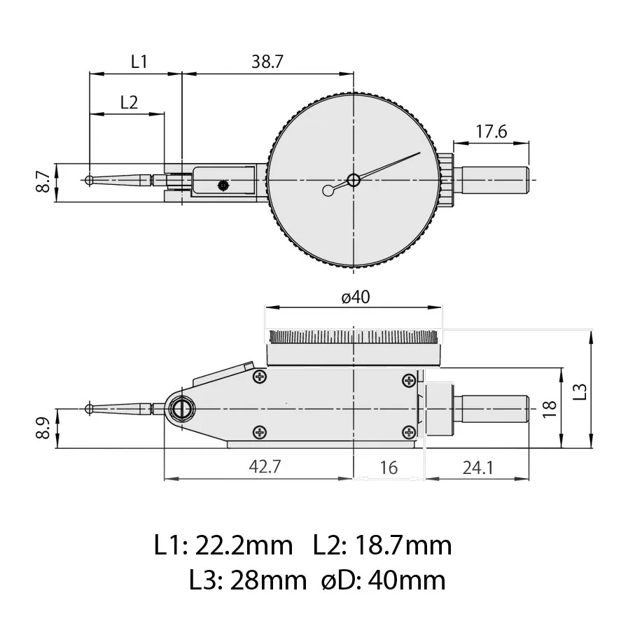 Đồng Hồ So Chân Gập Mitutoyo 513-426-10E 8 1 Mitutoyo Dial Test Indicator 513 426 10E