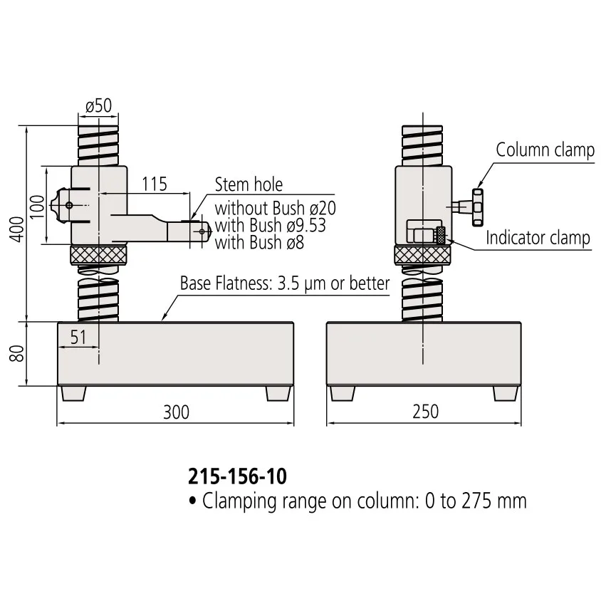 Đế Gá Đồng Hồ So Mitutoyo 215-156-10 4 1 Mitutoyo Gauge Stand 215 156 10