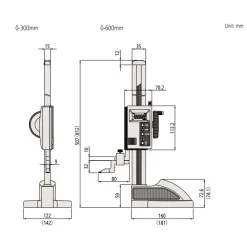 Thước Đo Cao Điện Tử Mitutoyo 570-314 10 1 Mitutoyo Height Gauge 570 314