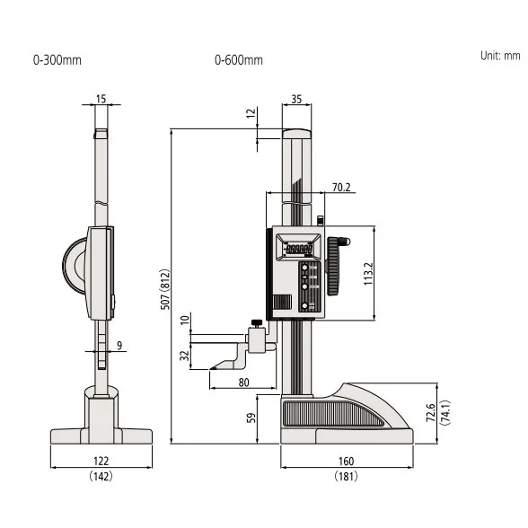 Thước Đo Cao Điện Tử Mitutoyo 570-314 5 1 Mitutoyo Height Gauge 570 314
