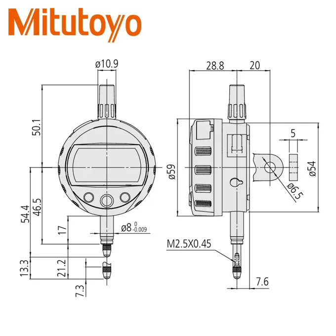 Đồng Hồ So Điện Tử Mitutoyo 543-390B 6 2 Digimatic Indicator Mitutoyo 543 390B