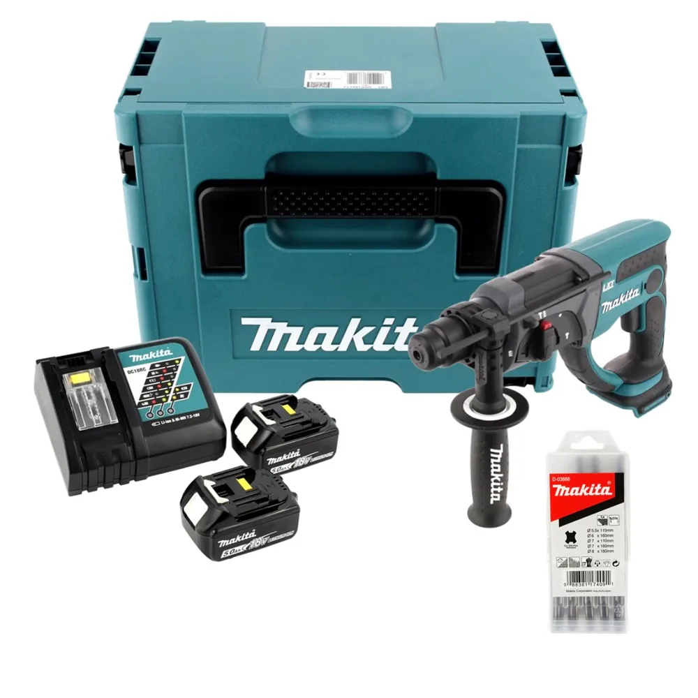 Máy Đục Bê Tông Dùng Pin Makita DHR202 5 2 Makita DHR202