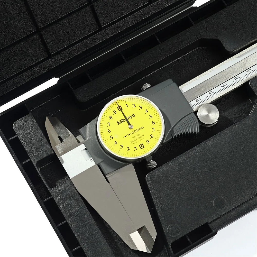 Thước Cặp Đồng Hồ Mitutoyo 505-745 5 2 Mitutoyo 505 745 Dial Caliper