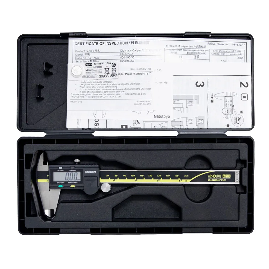 Thước Cặp Điện Tử Mitutoyo 500-196-30 6 2 Mitutoyo Calipers 500 196 30