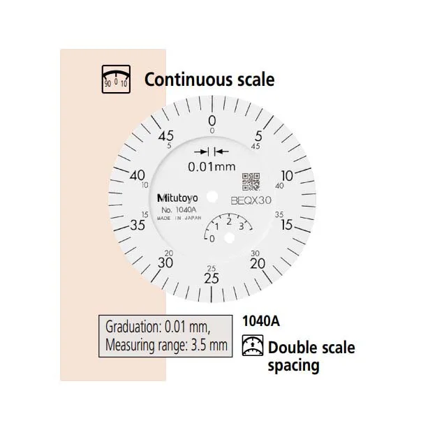 Đồng Hồ So Cơ Khí Mitutoyo 1040A 7 3 Mitutoyo Dial Gauge 1040A