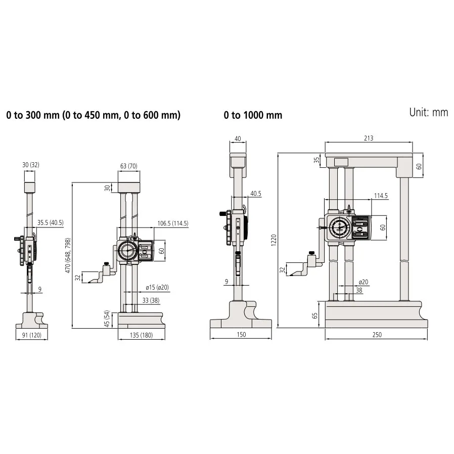 Thước Đo Cao Đồng Hồ Mitutoyo 192-132 6 3 Mitutoyo Height Gauge 192 131