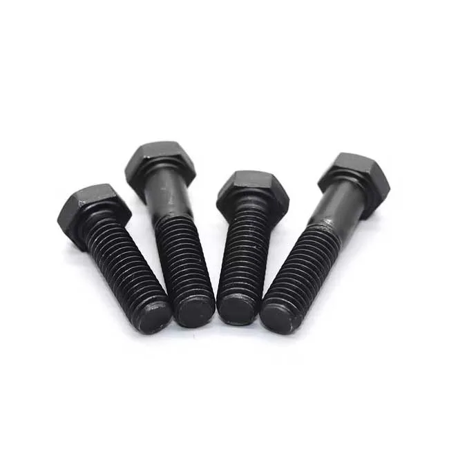 Bulong Grade 5 Ren Lửng Hệ Inch UNC 5/16-18 4 Black Hex Bolt Grade 5