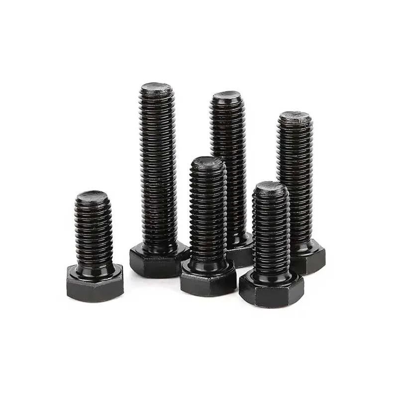 Bulong Grade 8 Ren Suốt Hệ Inch UNC 5/16-18 7 Black hex bolt Grade 8