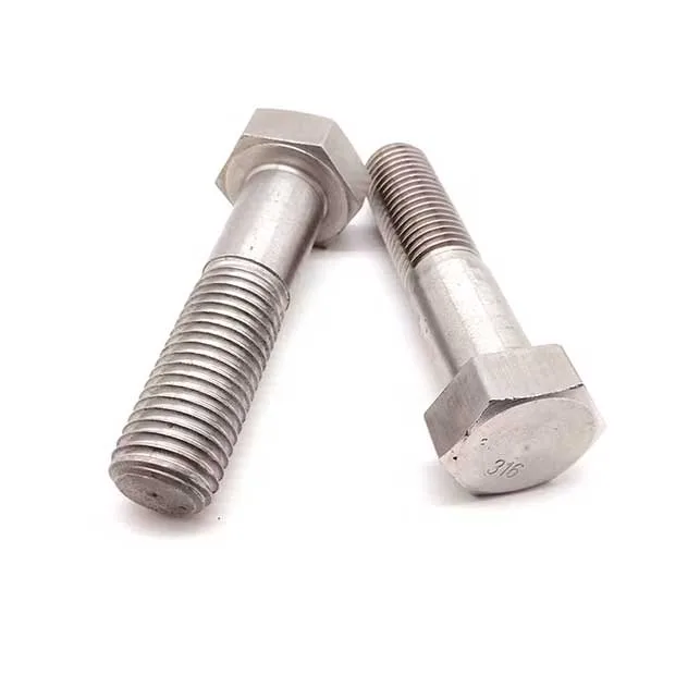 Bulong Inox 316 Ren Lửng DIN 931 M8x1.25 5 Bulong Ren Lung Inox 316