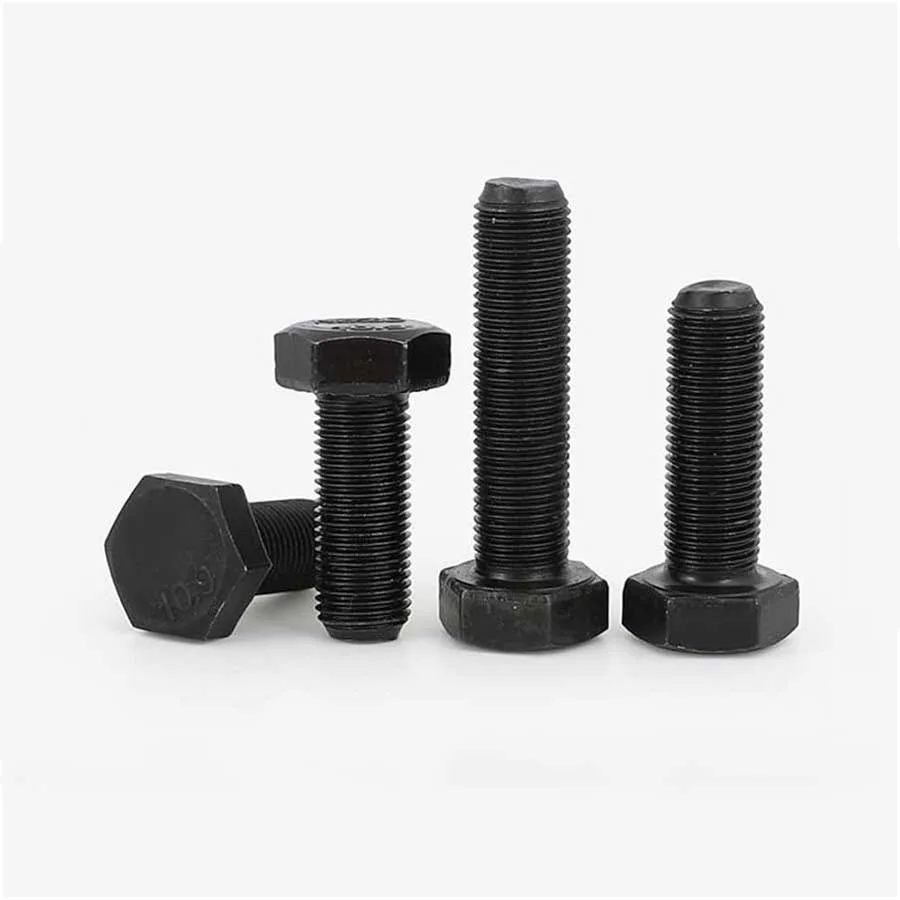 Bulong Lục Giác Thép 10.9 DIN 933 M18x2.5 4 Bulong thep Den 10.9 DIN933