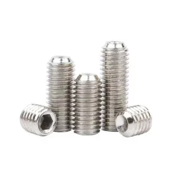 Vít Trí Đuôi Lõm Inox 304 M2.5x0.45 DIN 916 11 Cup Point Hex Socket Set Screws 1