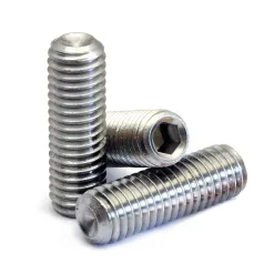 Vít Trí Đuôi Lõm Inox 304 M2.5x0.45 DIN 916 12 Cup Point Hex Socket Set Screws Inox 304 M3