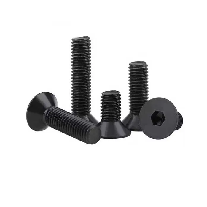 Lục Giác Chìm Đầu Col Thép Đen 10.9 M12x1.75 DIN 7991 4 Flat Countersunk Black Steel 109