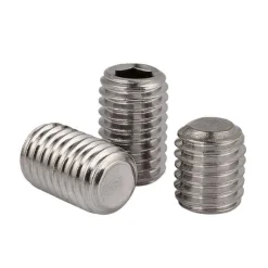 Vít Trí Đuôi Bằng Inox 304 M5x0.8 DIN 913 11 Flat Point Socket Set Screws 1