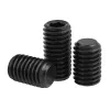 Vít Trí Đuôi Bằng Thép Đen 10.9 M10x1.5 DIN 913 1 Flat Point Socket Set Screws Black Steel 109