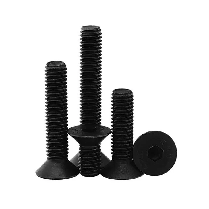 Lục Giác Chìm Đầu Col Thép Đen 12.9 M8x1.25 DIN 7991 7 Flat countersunk bolt 12.9