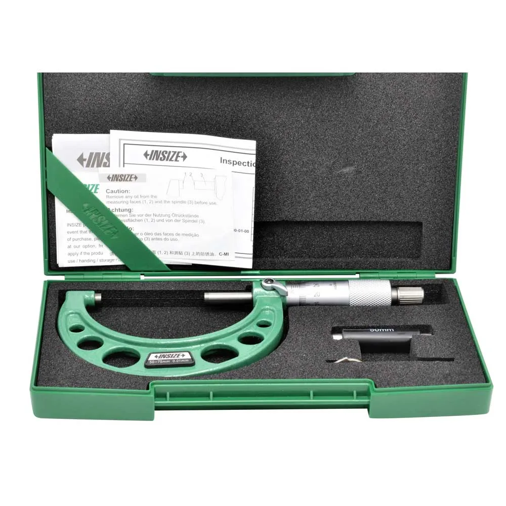 Panme Đo Ngoài Insize 3203-75A 3 Insize 3203 75A