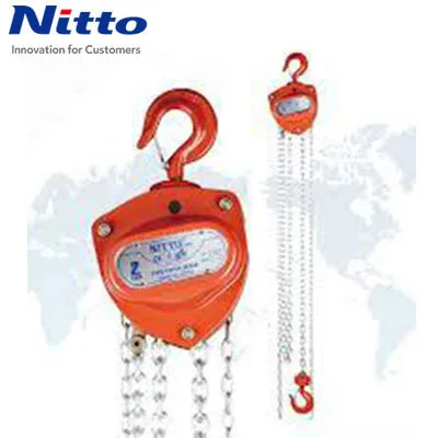 Pa Lăng Xích Kéo Tay Nitto 2 Tấn 10m 4 Palang xich keo tay 2 Tan 3M Nitto