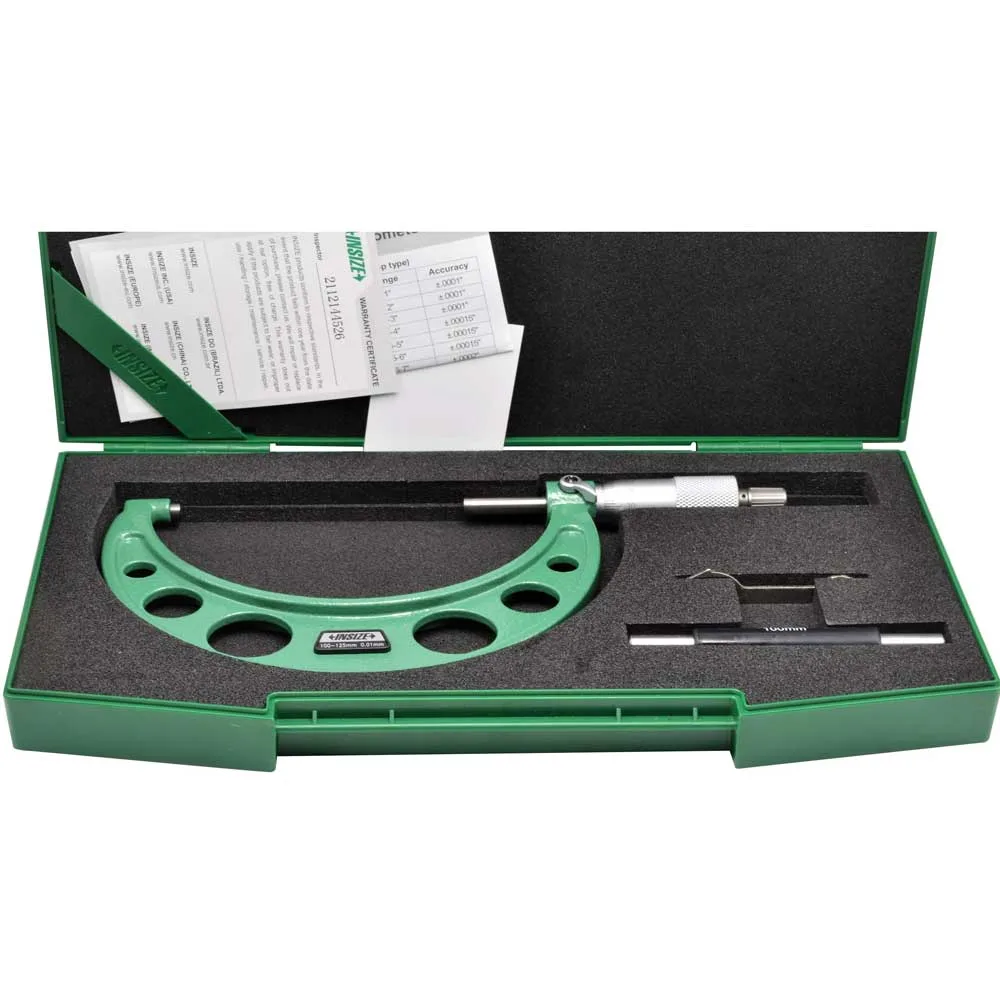 Panme Đo Ngoài Insize 3203-125A 3 Panme co Khi Insize 3203 125A